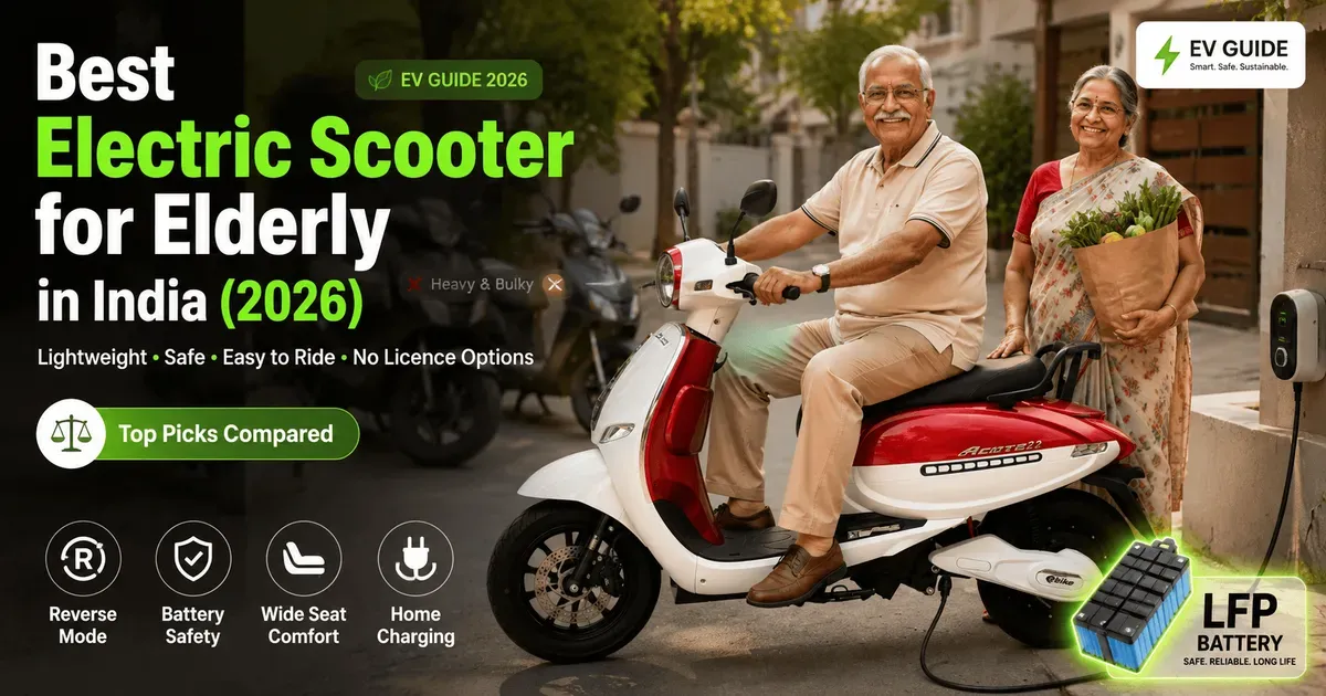 Best Electric Scooter for Elderly in India (2026 Complete Buying Guide)