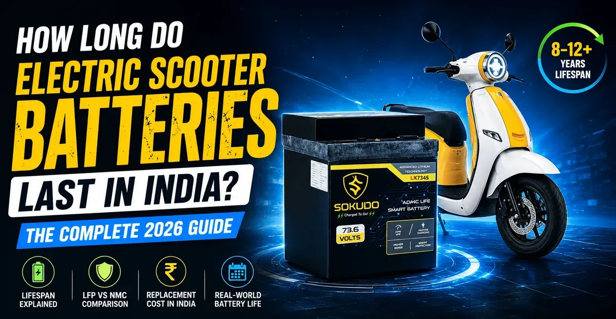 How Long Do Electric Scooter Batteries Last in India? (2026 Guide)