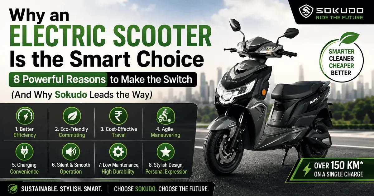 Sokudo Electric Scooter: Here’s Why It Is A Smart Travel Companion