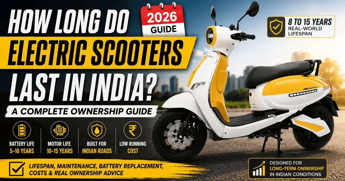 How Long Do Electric Scooters Last in India? (2026 Guide)