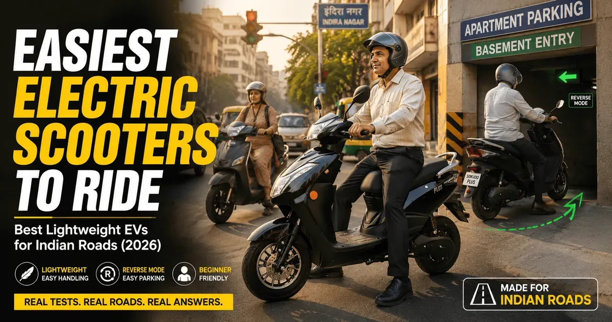 Which Electric Scooter Is Easiest to Ride in India? 2026