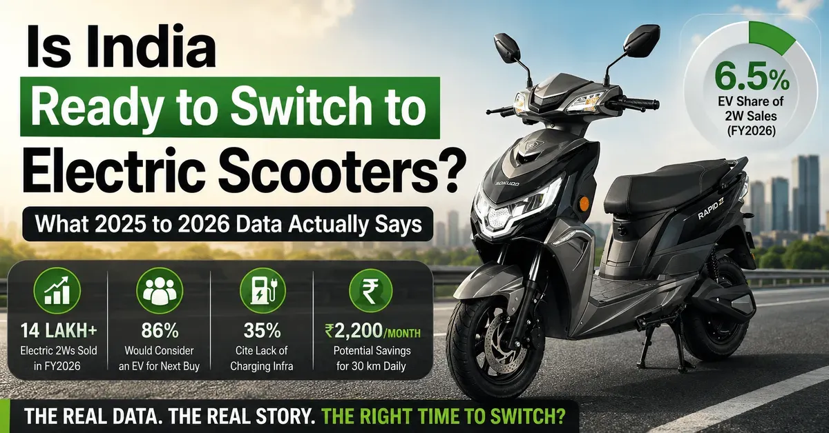 Is India Ready to Switch to Electric Scooters? What 2025 to 2026 Data Actually Says