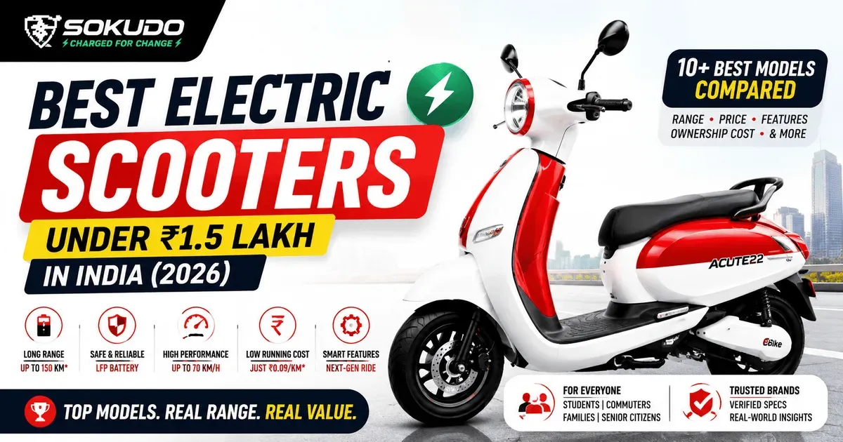Best Electric Scooters Under 1.5 Lakh in India