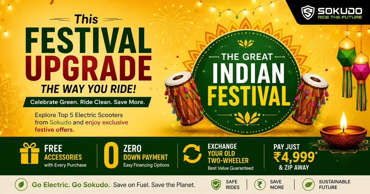 The Great Indian Festival: 5 Electric Scooters to Buy This Festive Season
