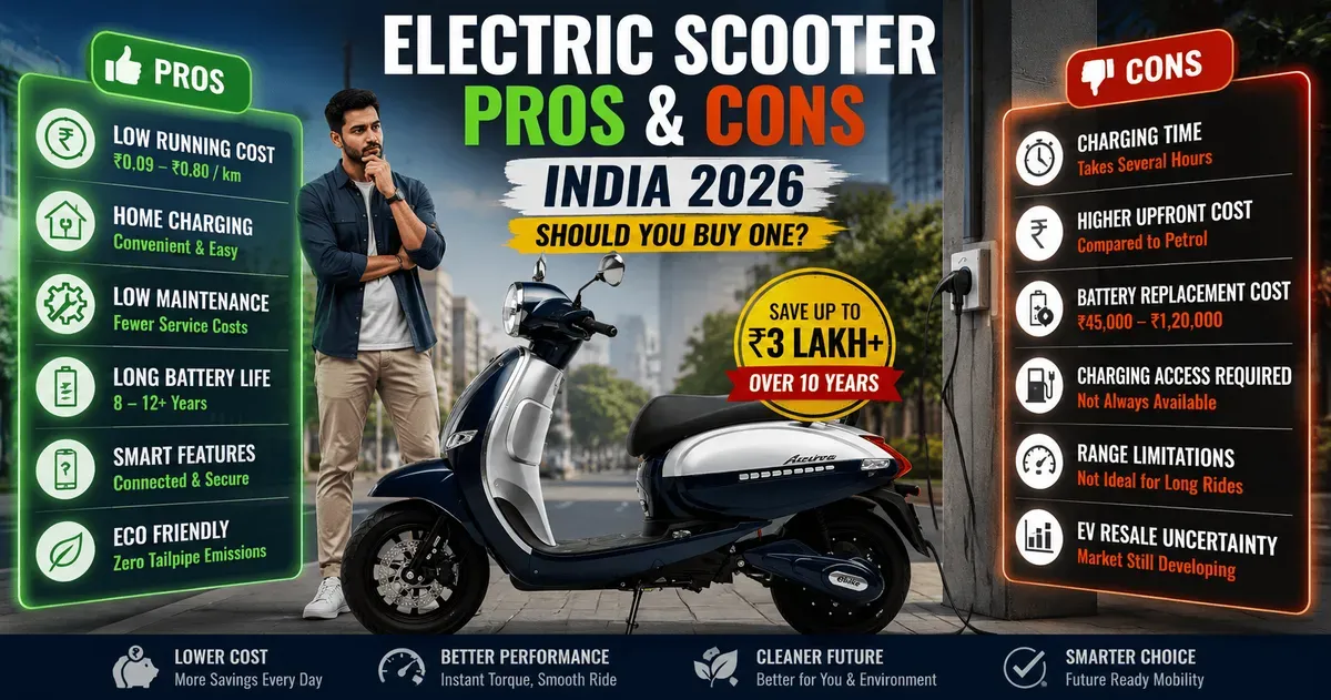 Electric Scooter Pros and Cons in India (2026): Should You Buy One?