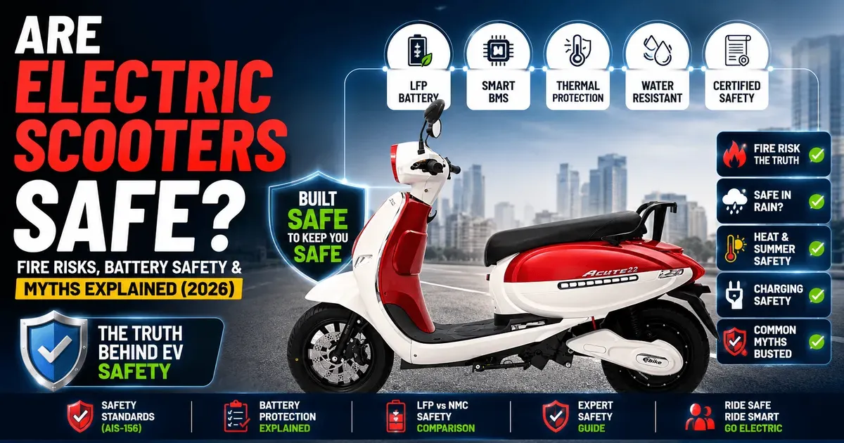 Are Electric Scooters Safe? Fire Risks, Battery Safety and Common Myths Explained (2026)